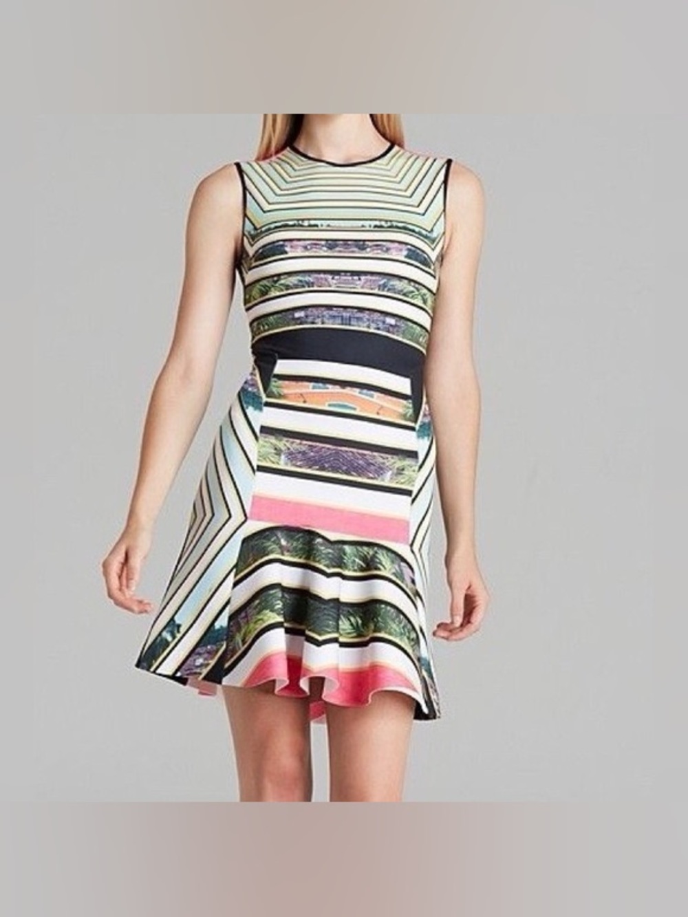Clover Canyon Cuban Fit & Flare Dress Size Small NWT